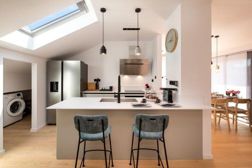 Moderne Penthousewohnung nur 180 Meter zum Strand mit herrlicher Dachterrasse