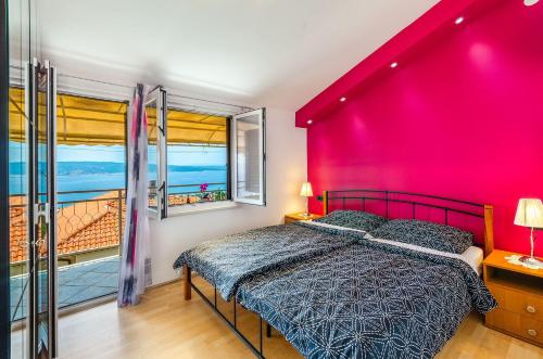 Helles Apartment nur 500 Meter zum Strand mit Meerblick, Parkplatz, Waschmaschine