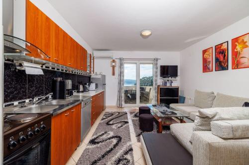 Bezauberndes Apartment nur 390 Meter zum Strand mit Meerblick, Waschmaschine