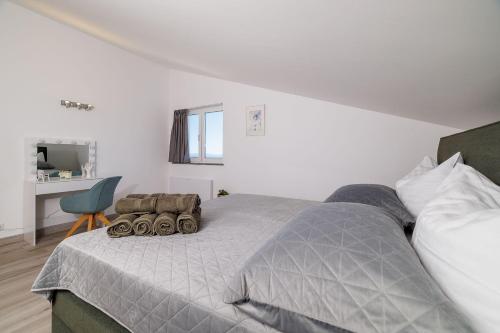 Helles Apartment mit atemberaubenden Meerblick bis zur Insel Krk