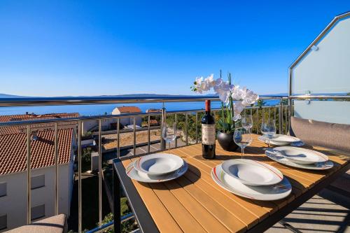 Modernes Apartment mit traumhaften Meerblick zur Insel Krk