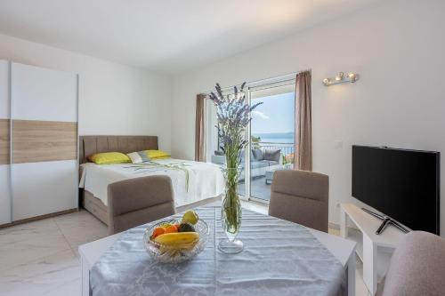 Romantisches Studio-Apartment mit atemberaubenden Meerblick