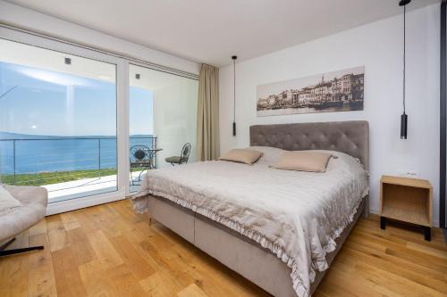 Luxusvilla mit Panoramablick auf die Kvarner Bucht, Privatpool, BBQ-Bereich, Waschmaschine