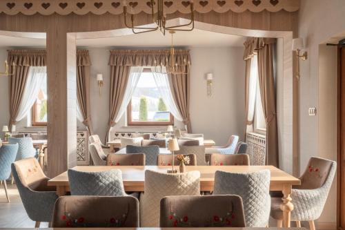 Khu vực ghế ngồi tại Willa Jędruś