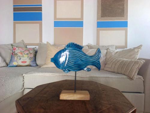 Posezení v ubytování Casa MaLuMi - Historisches Stadthaus in Haría