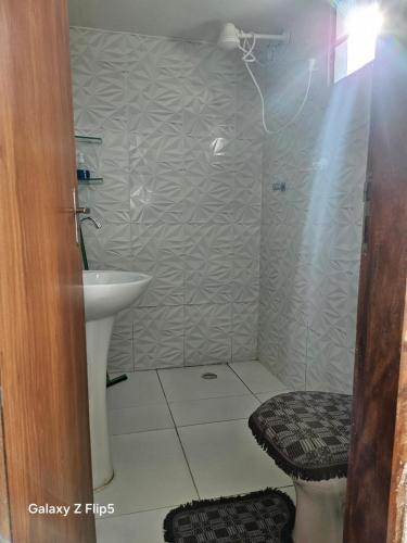 Phòng tắm tại Pousada Tereza