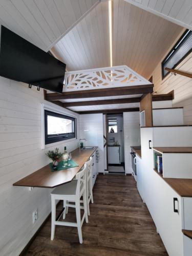Køkken eller tekøkken på Zajazd Józef Tiny House
