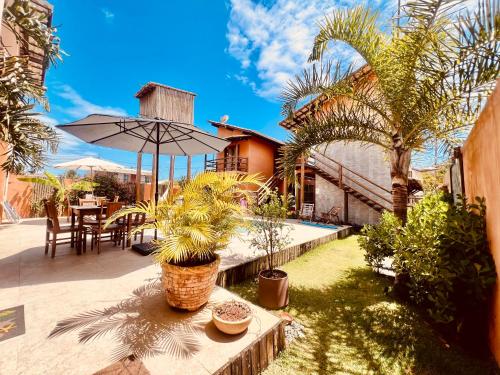 Vườn quanh Pousada Vila dos Corais - Taipu de Fora