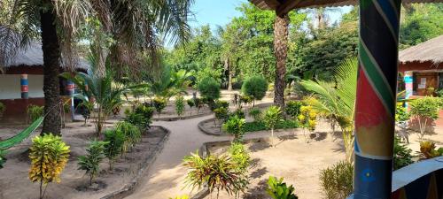 En have udenfor Campement les Antilles