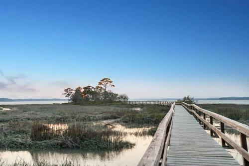 Naturlandskabet i nærheden af feriehuset