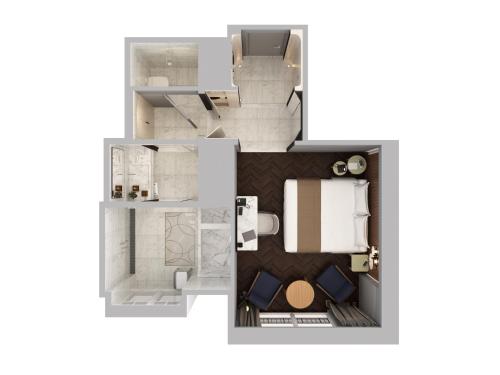 Et badeværelse på Mandarin Oriental Lutetia, Paris