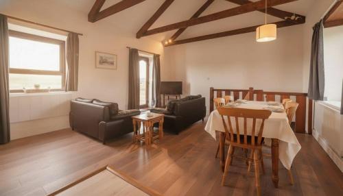 Et opholdsområde på Spacious 2 Bedroom Coastal Cottage nr Bude