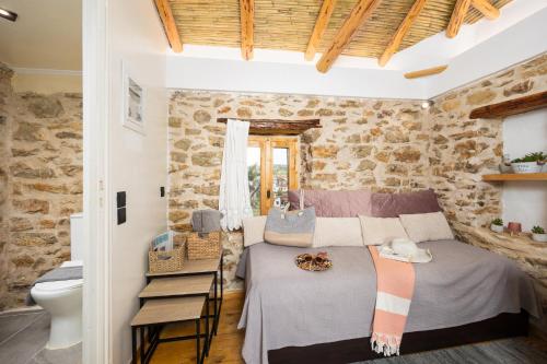 Giường trong phòng chung tại Villa Liana