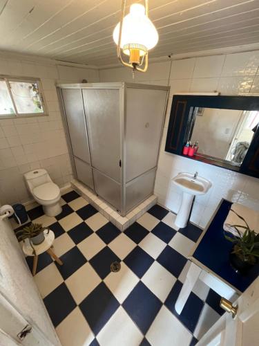 Et badeværelse på Casa Mirador Pichilemu