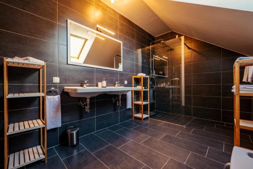 Phòng tắm tại Das Karl August