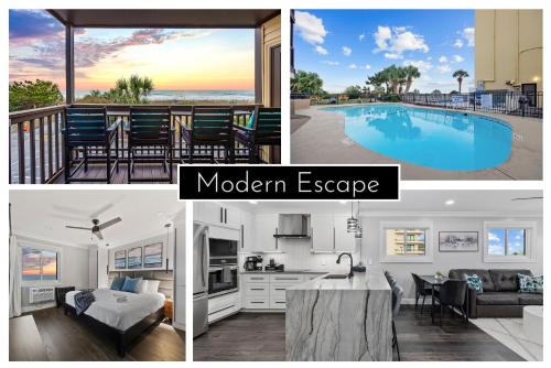 Modern Escape - Luxe Oceanfront 2BR with Epic Kitchen, Pool, Parking photo 9