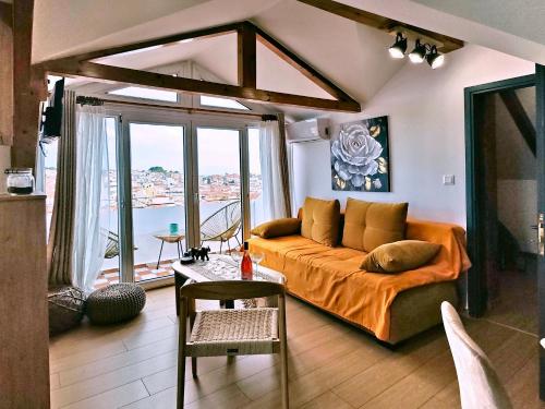 Attic in the city center