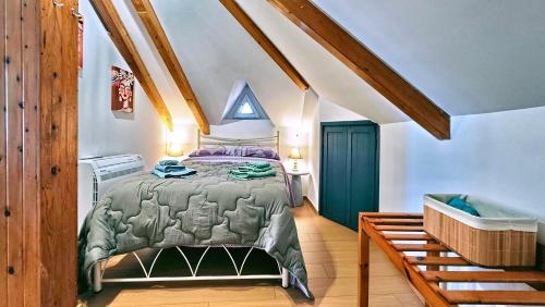 Attic in the city center