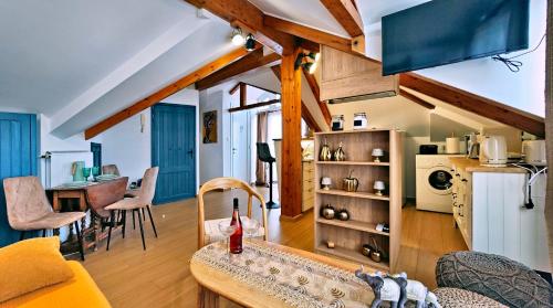 Attic in the city center