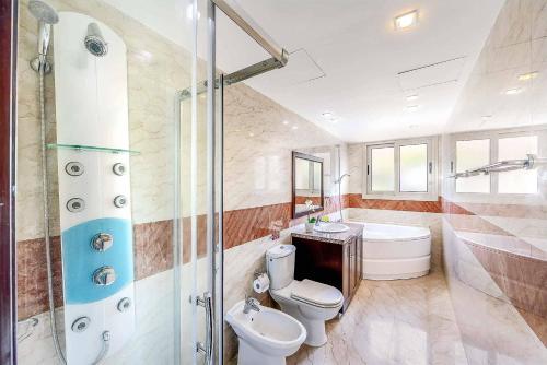 Koupelna v ubytování Villa Galene