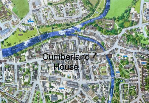 Nespecifikovaný výhled na destinaci Cockermouth nebo výhled na město při pohledu z prázdninového domu