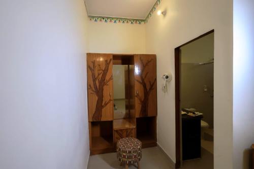 Et badeværelse på The jungle retreat ranthambore