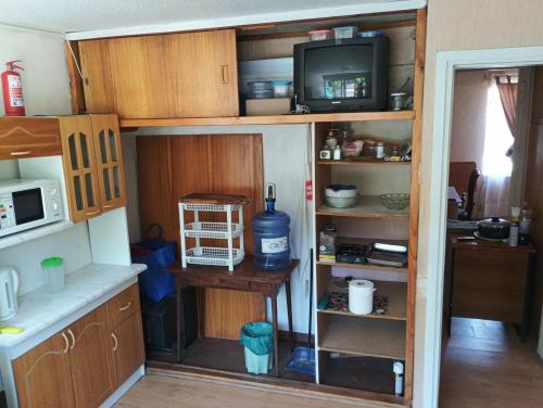 Kuchyň nebo kuchyňský kout v ubytování Alojamiento departamentito Viña del mar Chile Casa Segundo piso en arriendo completo