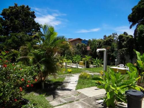 En have udenfor Pousada Refúgio