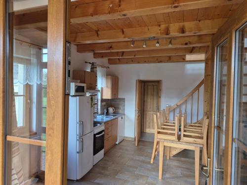 Nhà bếp/bếp nhỏ tại Apartmány Na Stráži