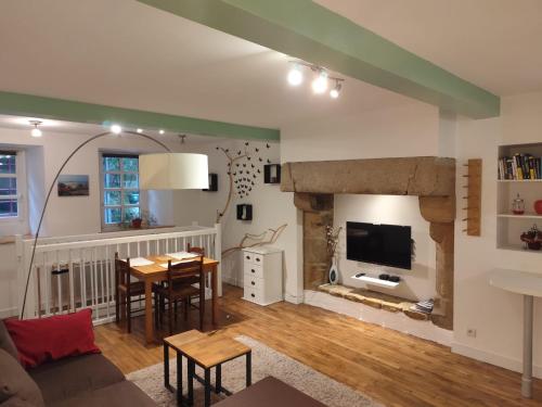 Appartement T3 en souplex sur le port de Saint Goustan