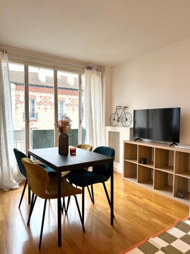 Appartement familial 2 chambres avec balcon