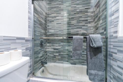 Et badeværelse på Central Park Residence in New York