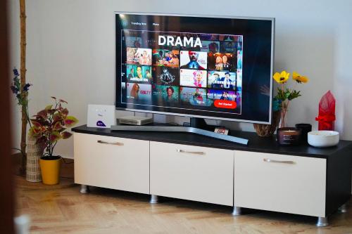 Et tv og/eller underholdning på Villa Apollonia Guest House