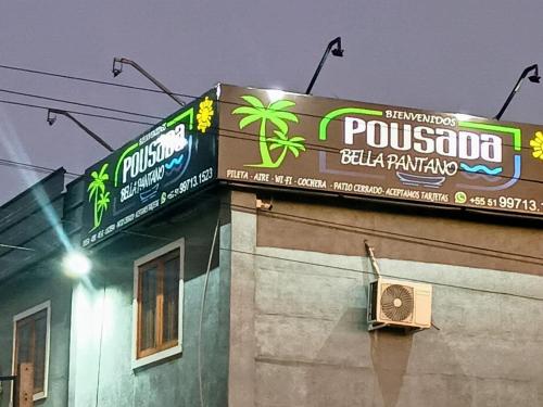 Een certificaat, prijs of ander document dat getoond wordt bij Pousada Bella Pantano