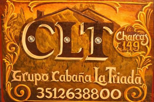 Ein Zertifikat, Auszeichnung, Logo oder anderes Dokument, das in der Unterkunft Apart Suite Rural, hidromasajes doble, pileta, Grupo Cabaña La Triada ausgestellt ist