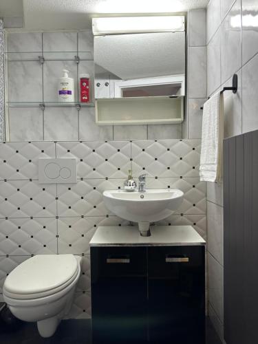 Koupelna v ubytování Ruheoase Widen Garten & Pool Zug 30m