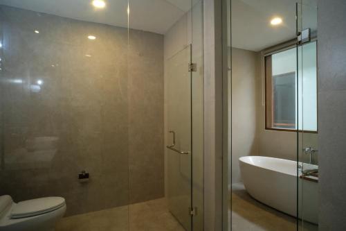 Phòng tắm tại The Ledge Uluwatu