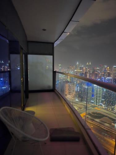 Udsigt til Dubai eller udsigt til byen taget fra lejligheden