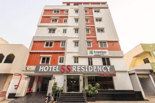 Eine Hotelsresidenze befindet sich in der Stadt Hyderabad. in der Unterkunft Treebo Ss Residency Gandhi Nagar in Vijayawāda