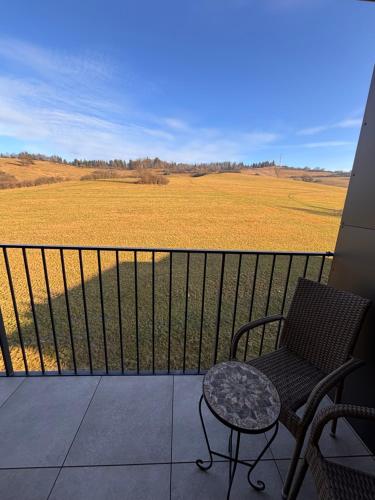 Balkón nebo terasa v ubytování Apartmán nad Dolným Kubínom