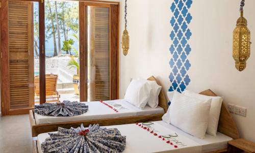 Et opholdsområde på ZAN Orient Bwejuu Beach