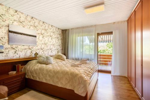 Giường trong phòng chung tại Bergnest