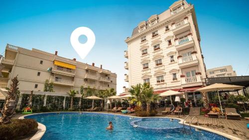 Top Floor Beach Apartment in Golem Albania with Private Rooftop Sleeps 8 to 10