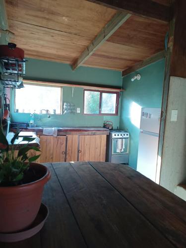 Kuchyň nebo kuchyňský kout v ubytování Casa Iris