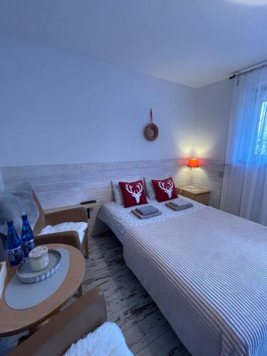 Postel nebo postele na pokoji v ubytování Willa Avita