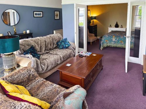 Posezení v ubytování Flat 1