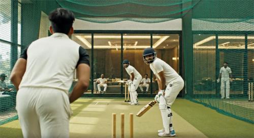 een groep mannen die een cricketwedstrijd spelen bij Coca Cola Hostel Malabe in Malabe