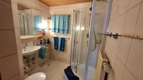 Phòng tắm tại Ferienhof Oberle
