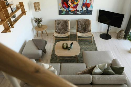 TV/trung tâm giải trí tại New Three-Story Harbour House In Kerteminde