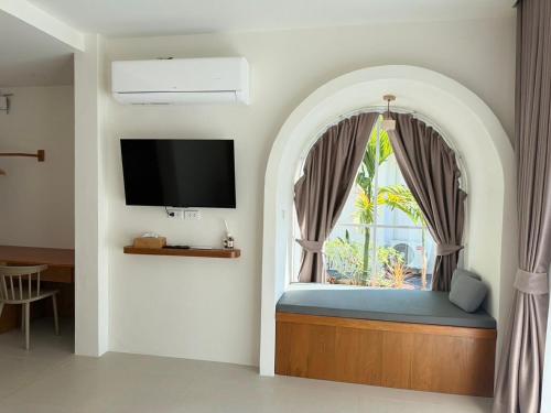 Et tv og/eller underholdning på Hidden Haven Resort Koh Lanta